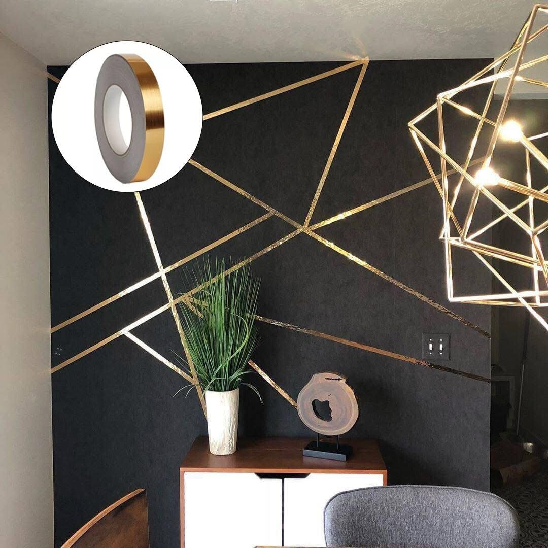 Ruban adhésif doré décoratif