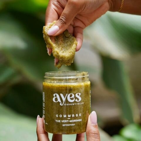 Gommage Thé Vert-Moringa Detoxifiant