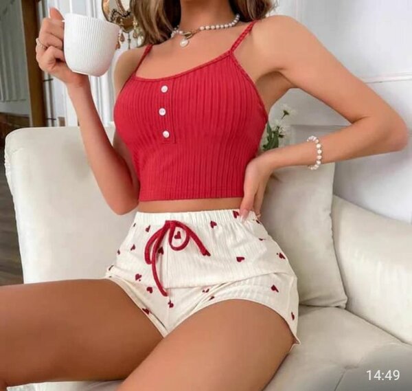 Pyjama féminin en coton doux