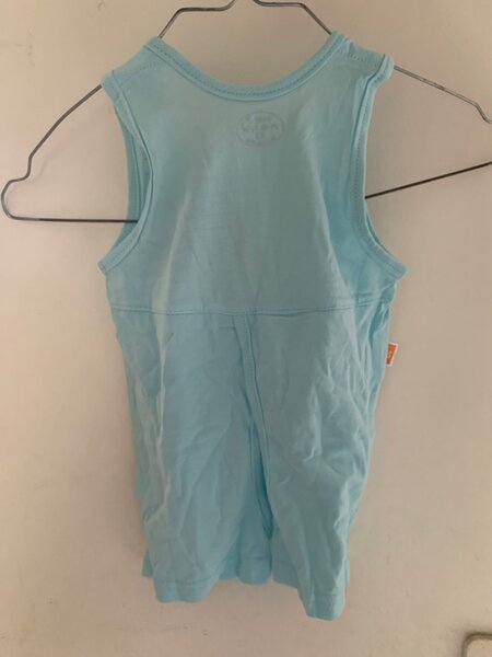 Combinaison bébé turquoise amusante