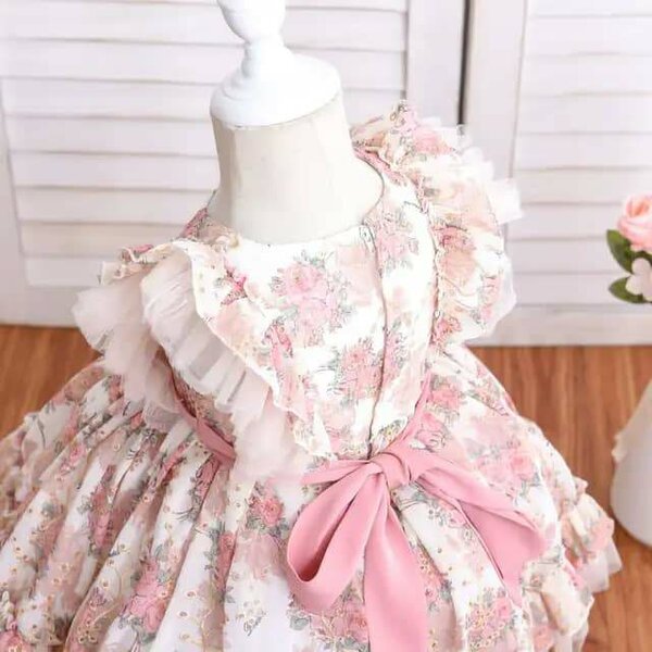 Robe Fille Fleurie Élégante