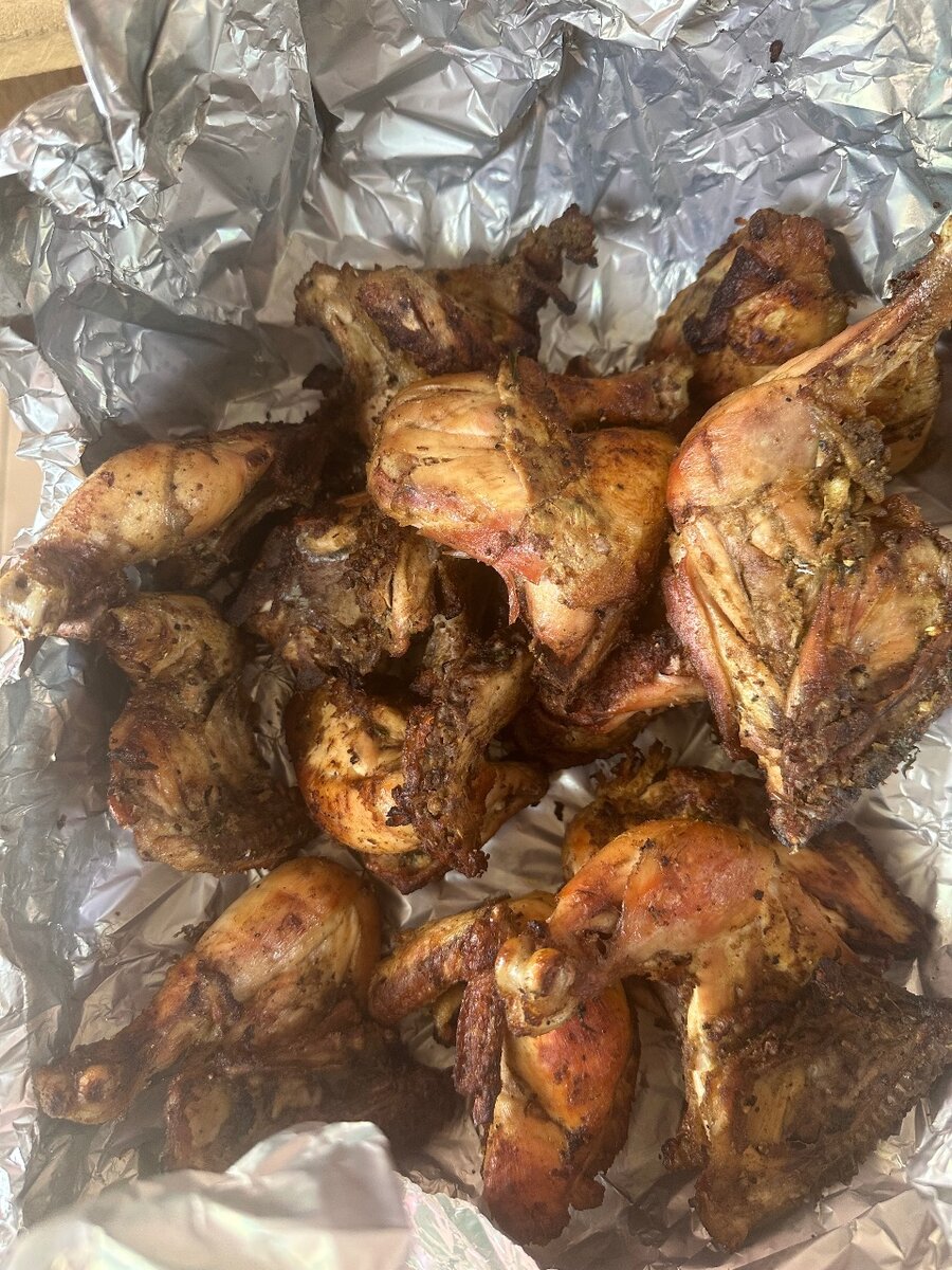 Poulet braisé plat demi 3000