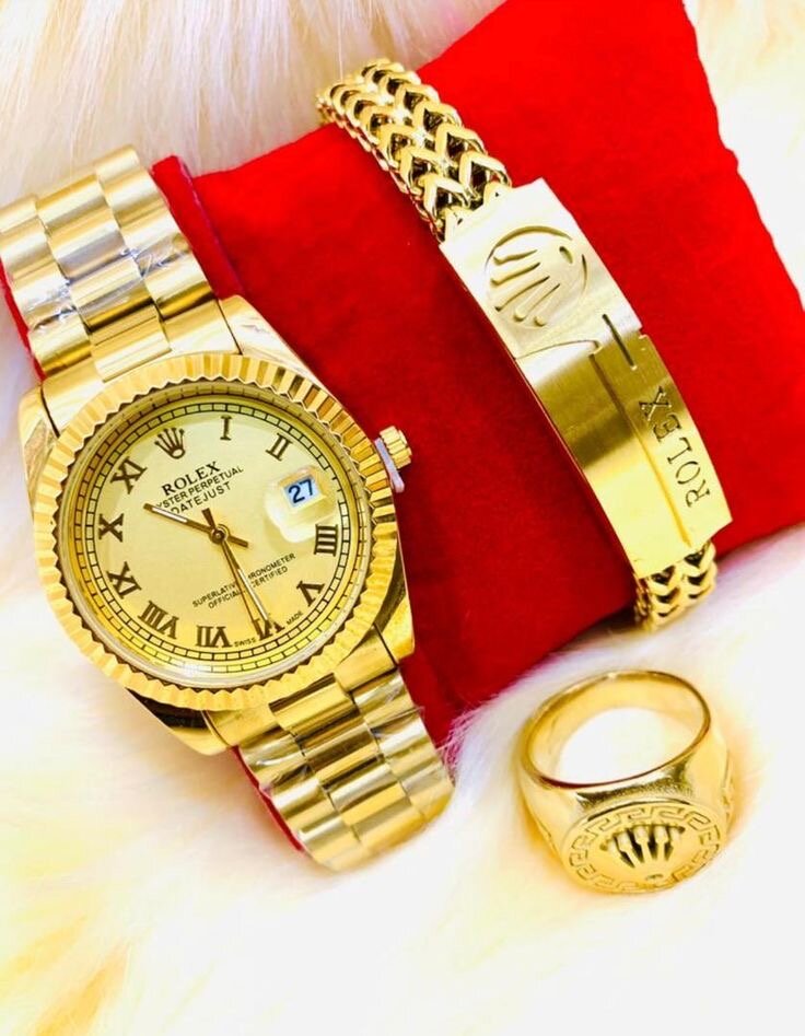 Montre en or élégante