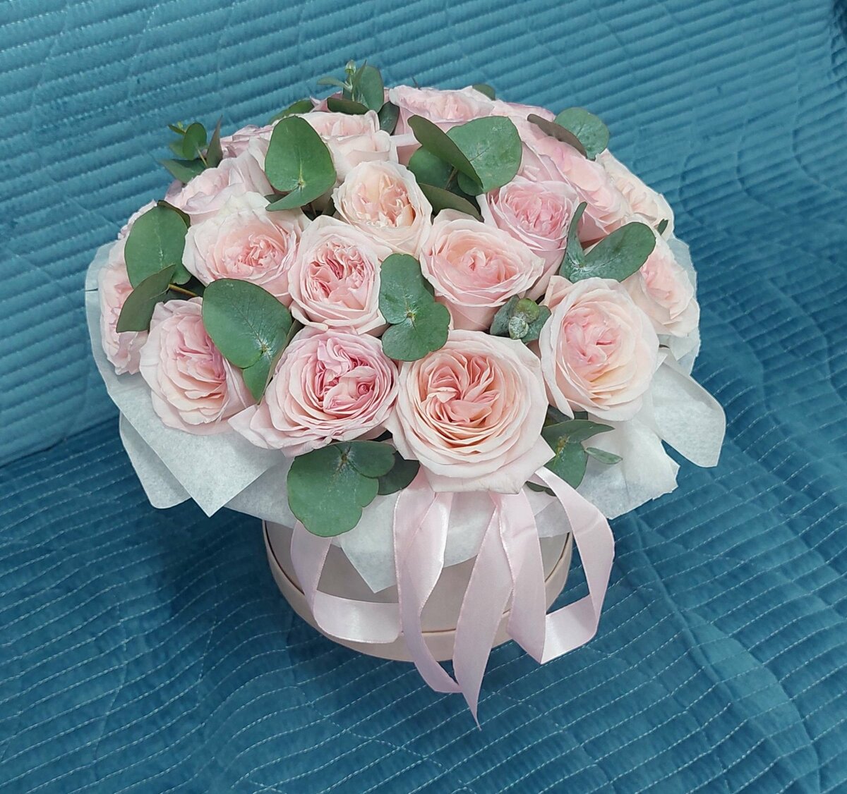 Коробочка из роз