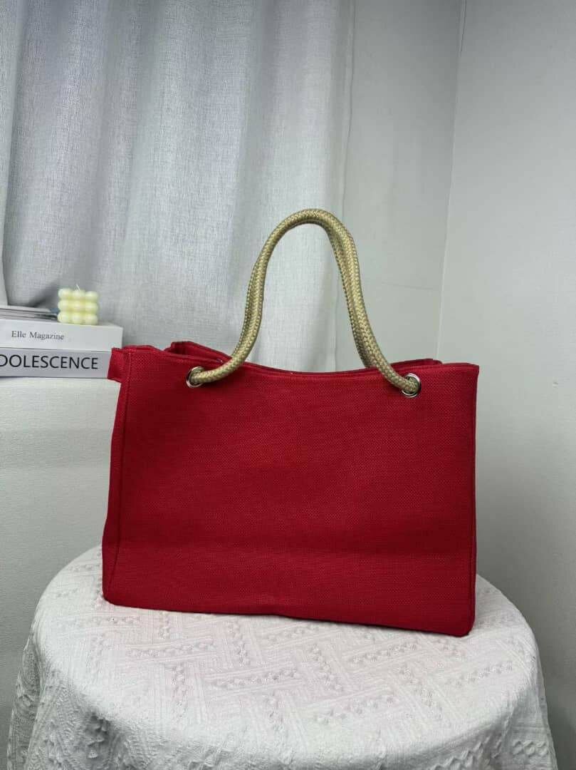 Sac à main en toile colorée