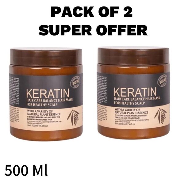 Damaged hair care Mask 500ML-Pack of 2