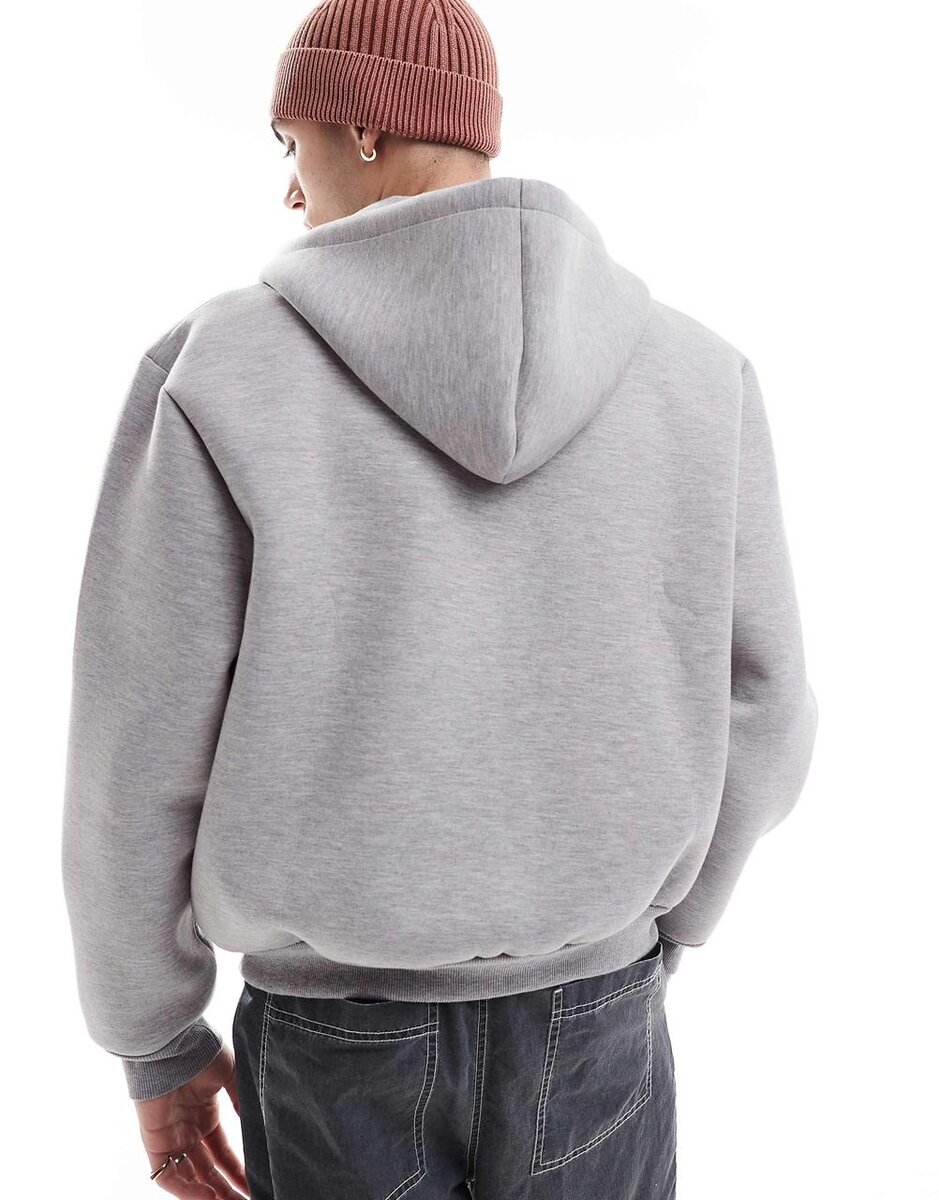 Sweat à capuche zippé unisexe