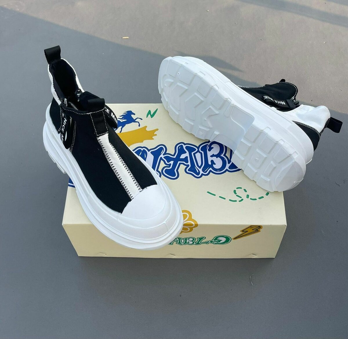 Baskets montantes mode