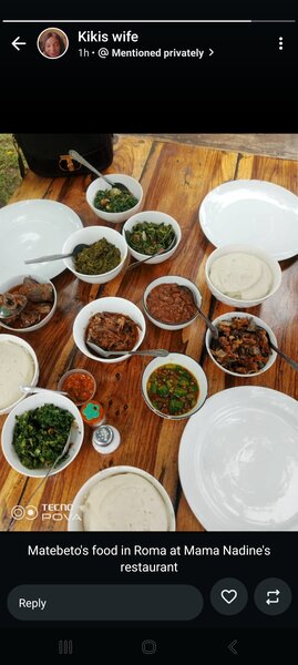 Oxtail and fried fish