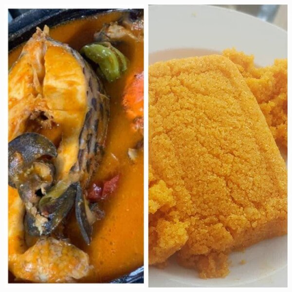 Délice de Poisson avec Polenta