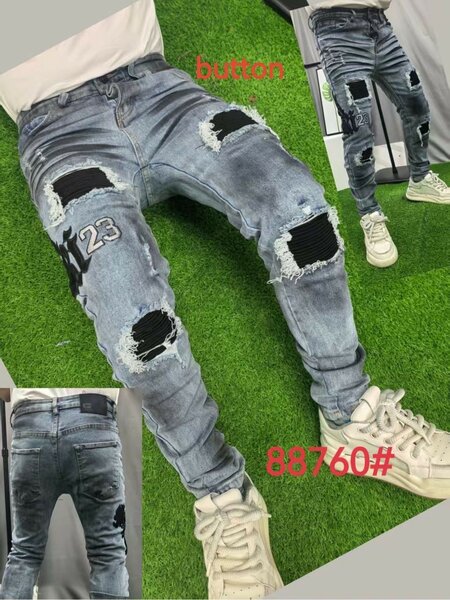 Jeans déchirés tendance homme
