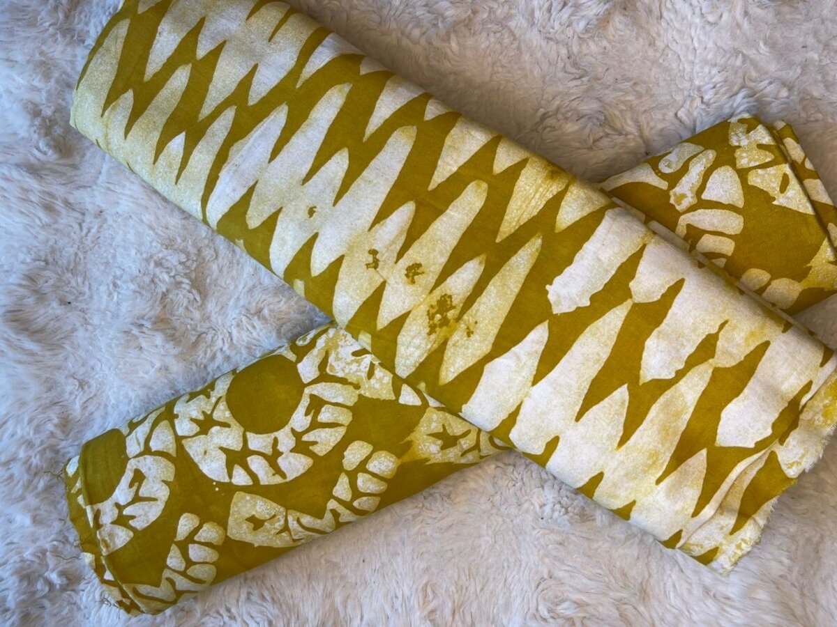 Tissu Batik Coloré en Coton