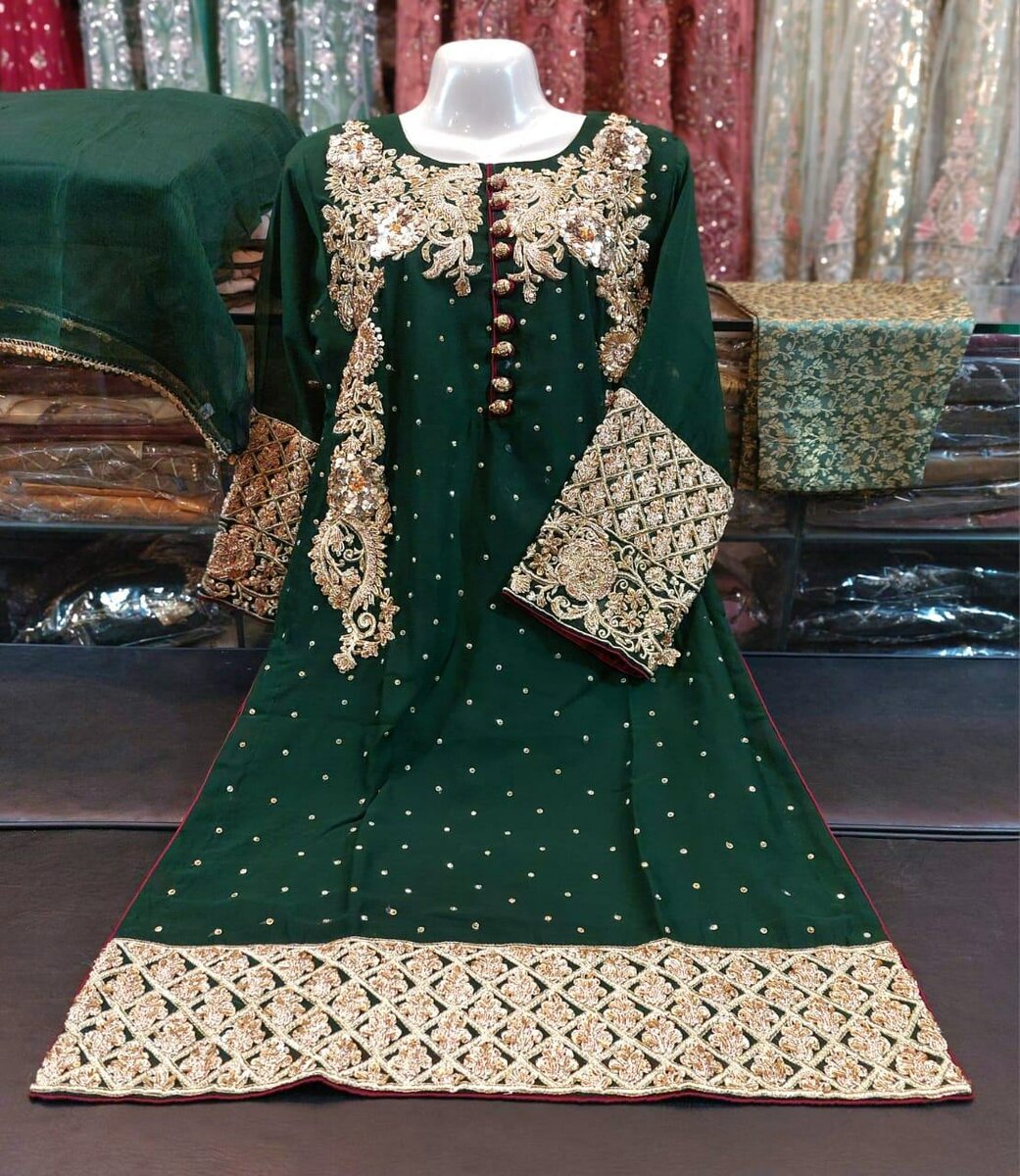 Chiffon stuff stitched 3pc DC Free