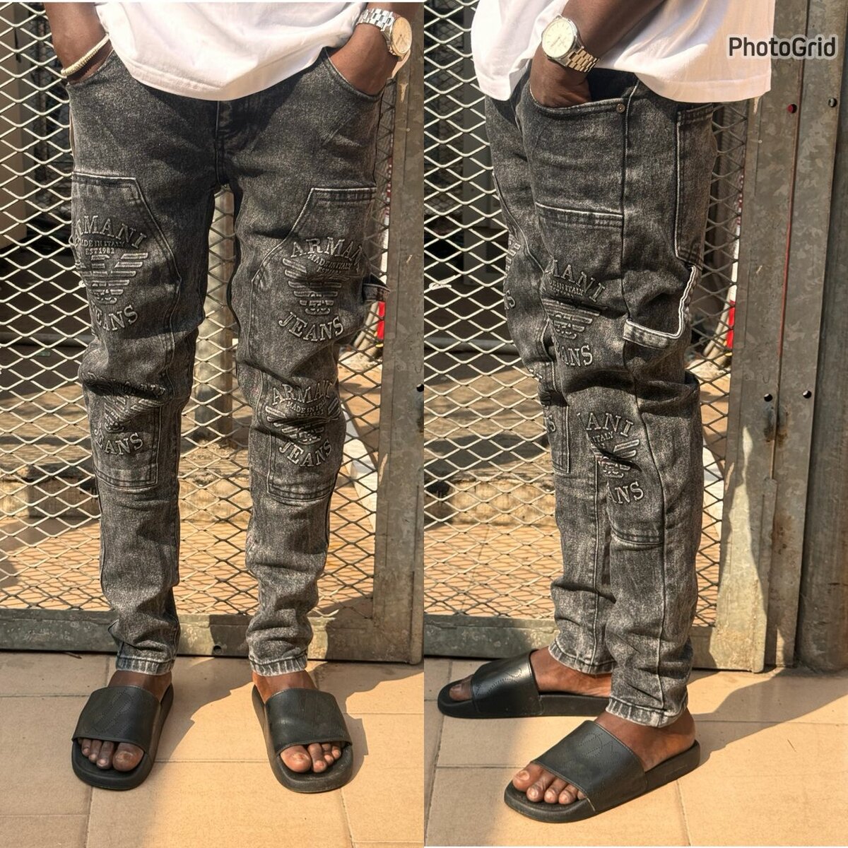 Jeans cargo homme tendance