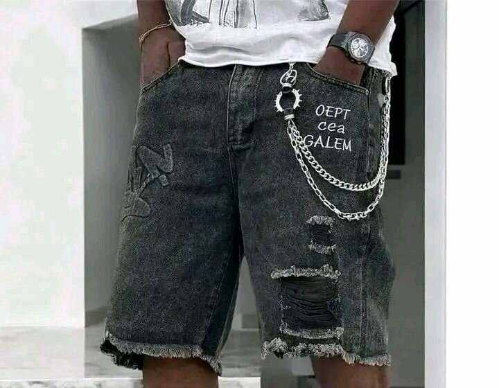 Shorts en jean décontracté