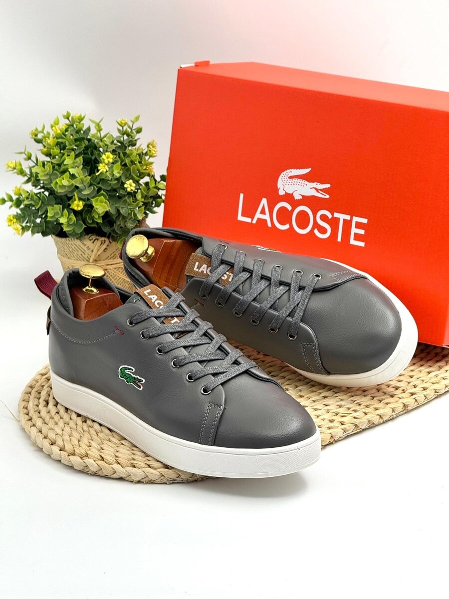 LACOSTE CLASSIC WHITE AND ASH