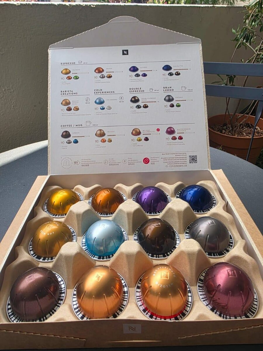 2 Coffrets de Capsules Vertuo