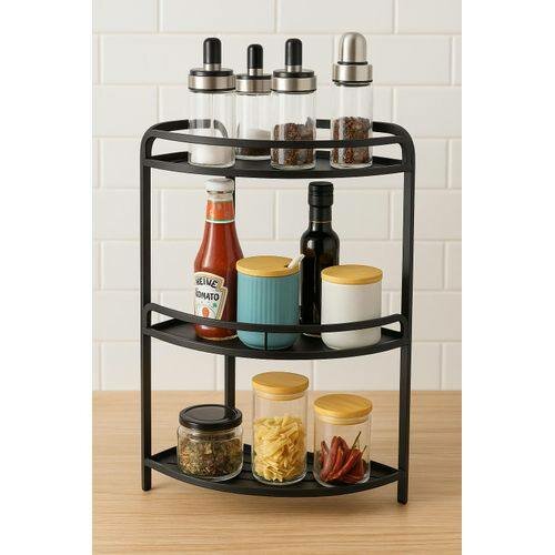 Étagère de cuisine en métal 3 niveaux