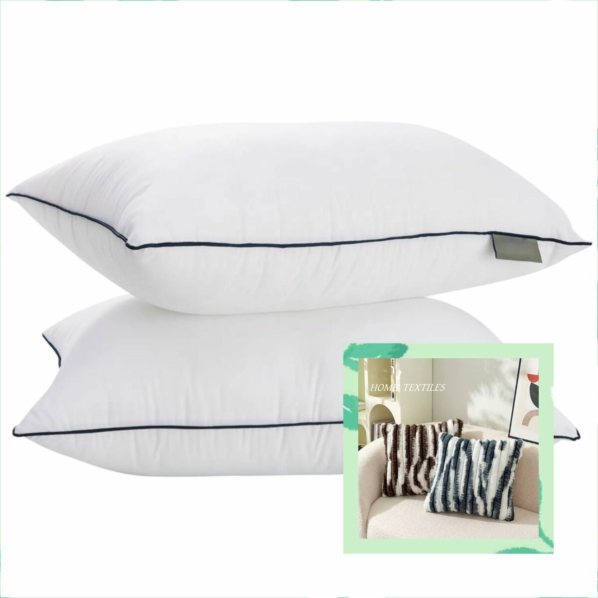 Oreillers Moelleux en Plumes