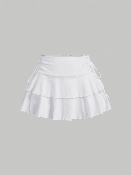 Jupe Plissée Blanche Élégante