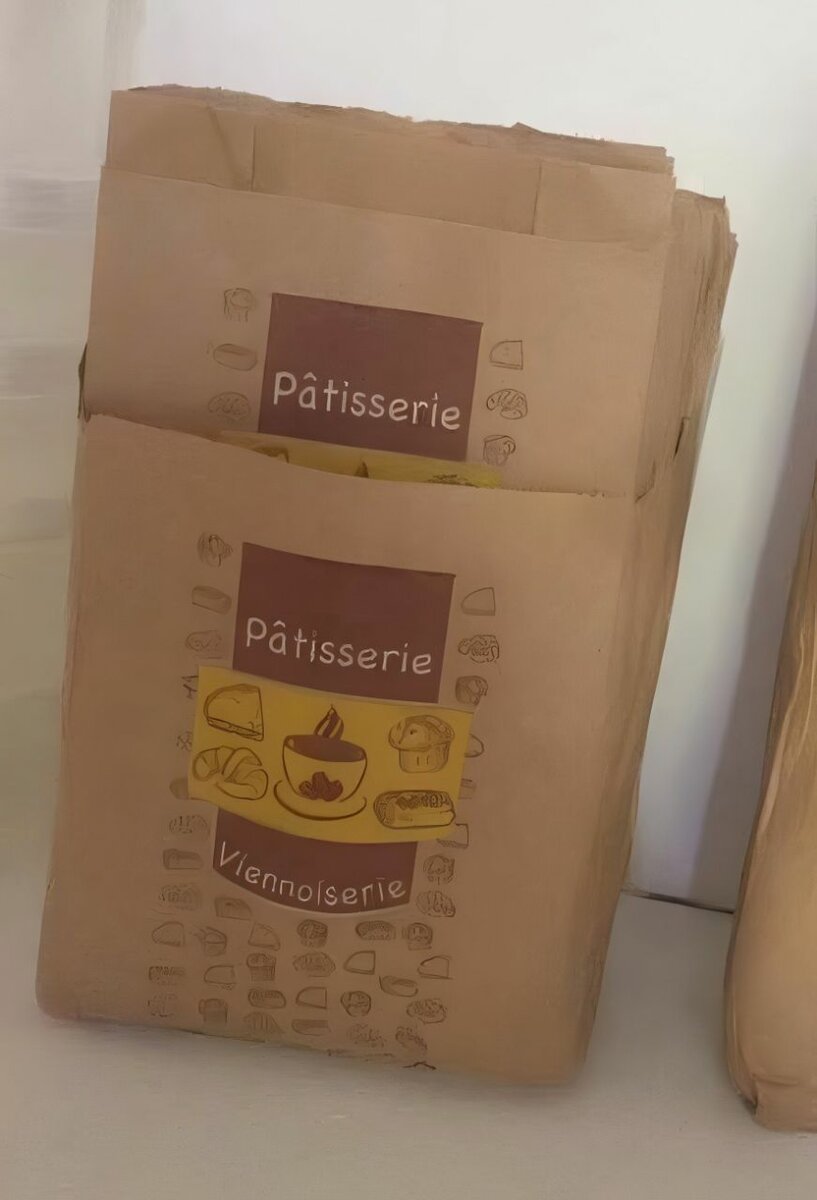 Emballage croissant, panini..