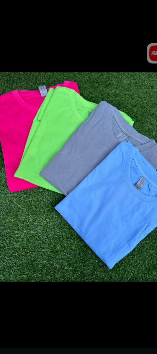 T-shirts unisex colorés