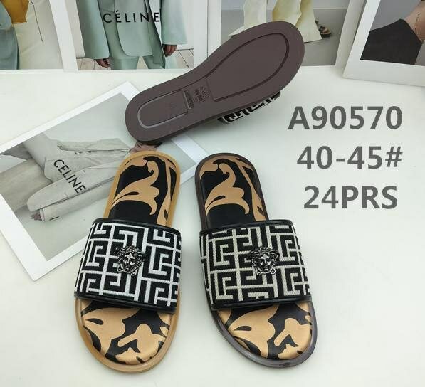 Slides en cuir élégantes