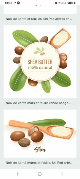 Pur B de Karité brut par kilo