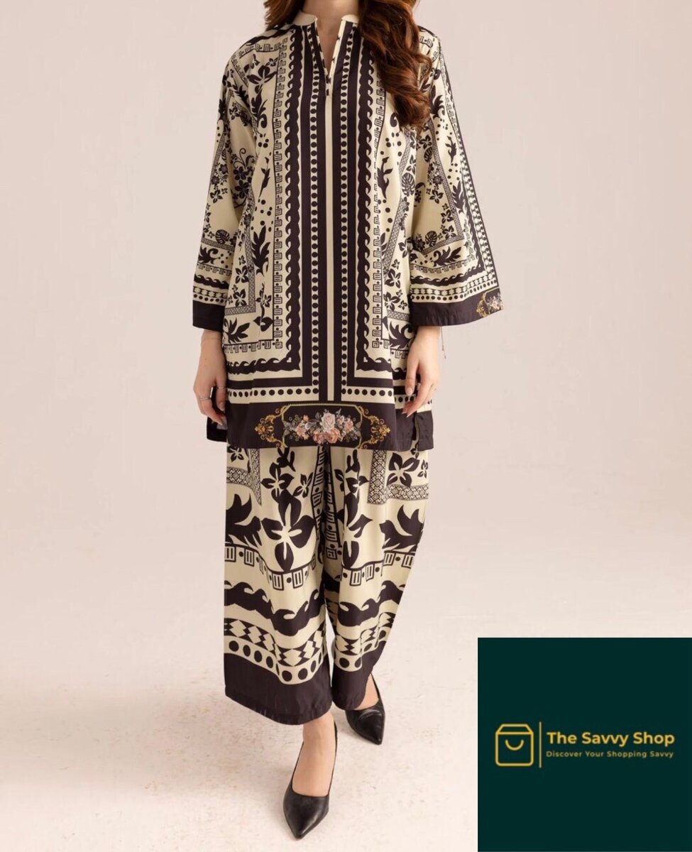 Printed suit
