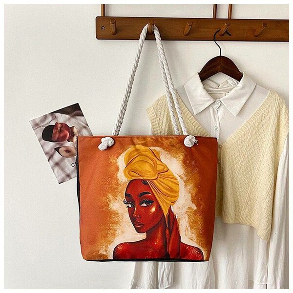 Cabas illustré en toile