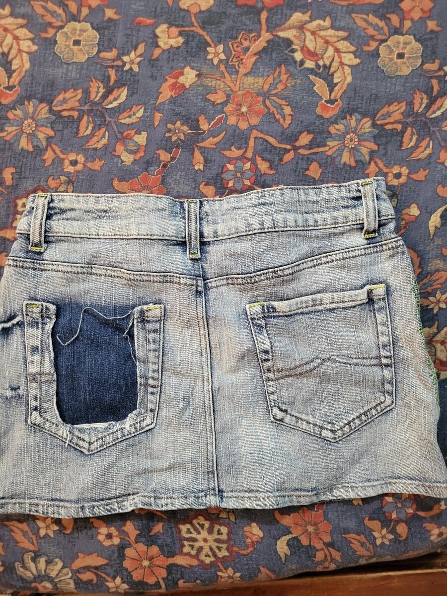 Jupe en jean décontractée