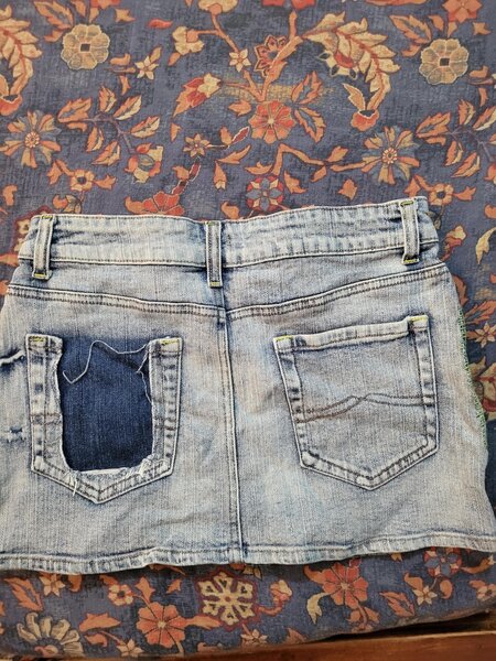 Jupe en jean décontractée