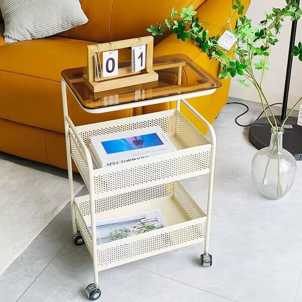 Chariot de rangement mobile élégant