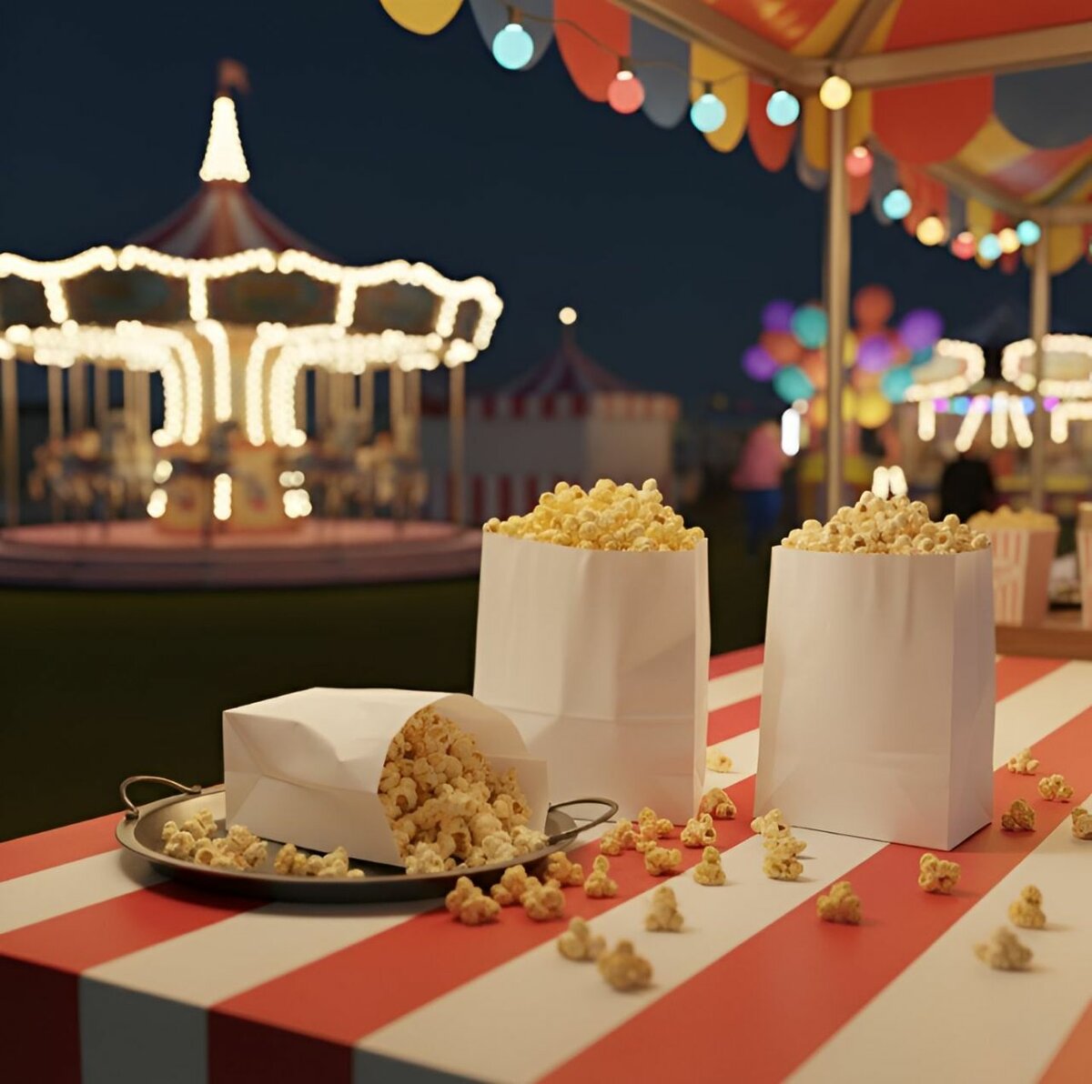 Emballage popcorn en kraft b..