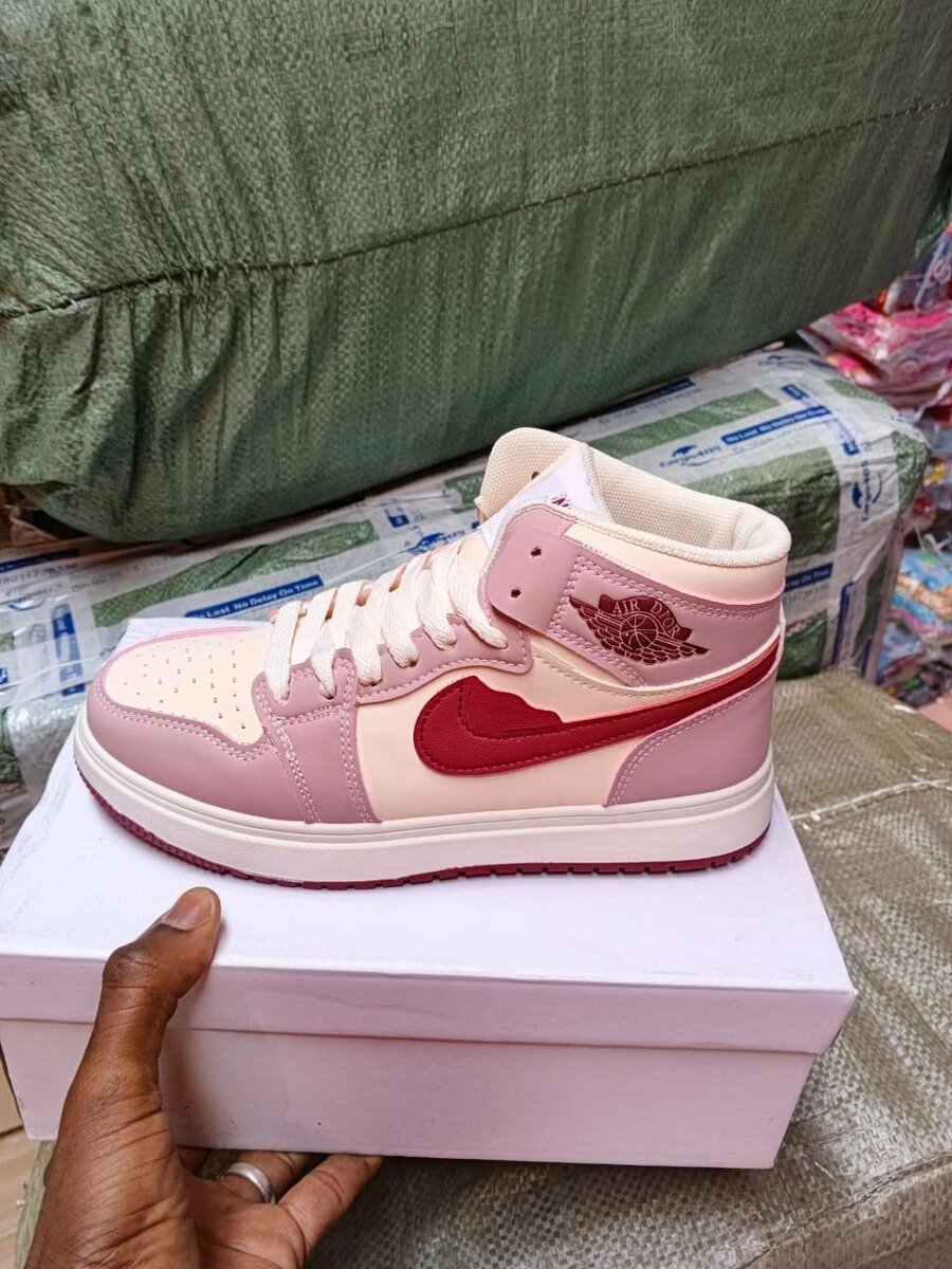 Baskets montantes bicolores