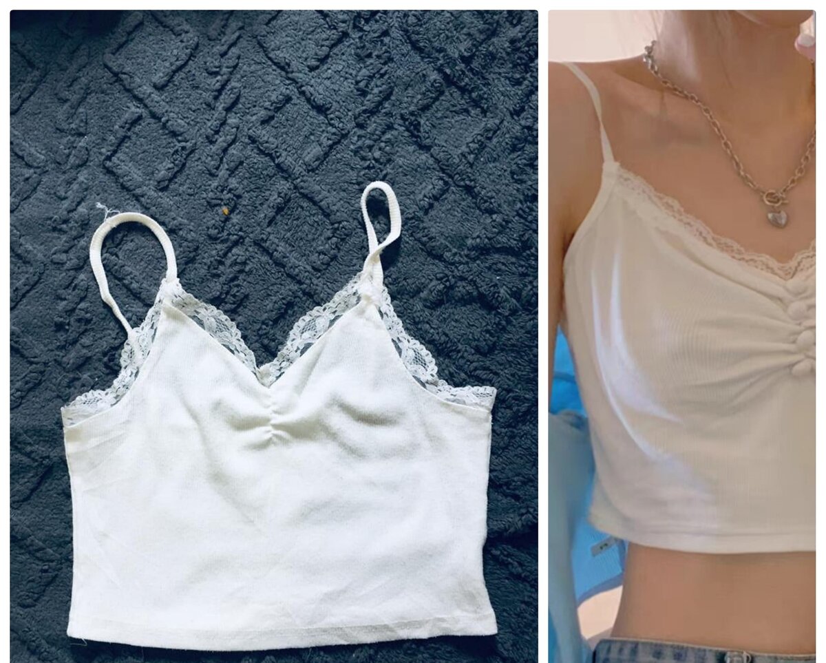 Salaula crop tops and tops