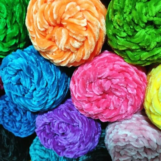 Fil Velou coloré doux