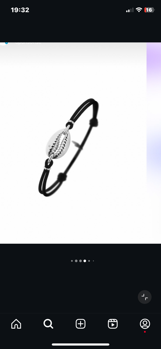 Bracelet coquillage ajustable