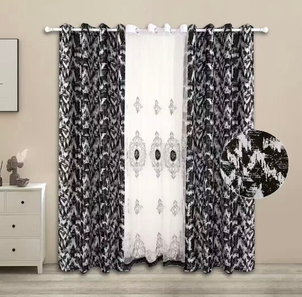 Rideaux élégants à motifs