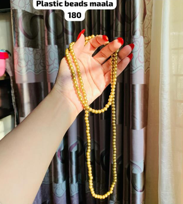 Plastic beads maala