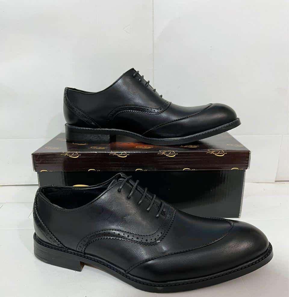 Men's leather boots,black Sizes: 40-45