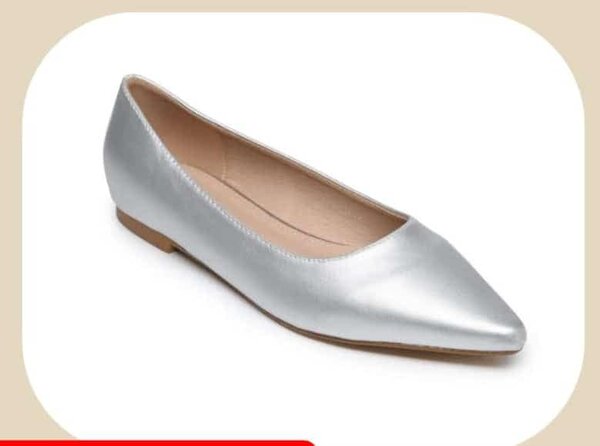 ballerines femme argent