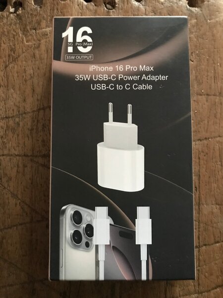Adaptateur iPhone 16 Pro Max 35W