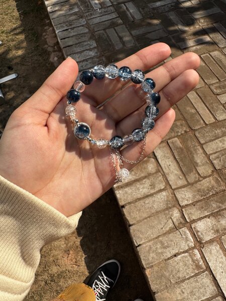 Dark blue bracelet