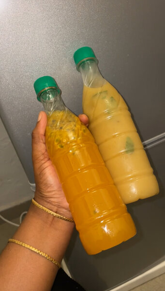 Jus maison et pastels