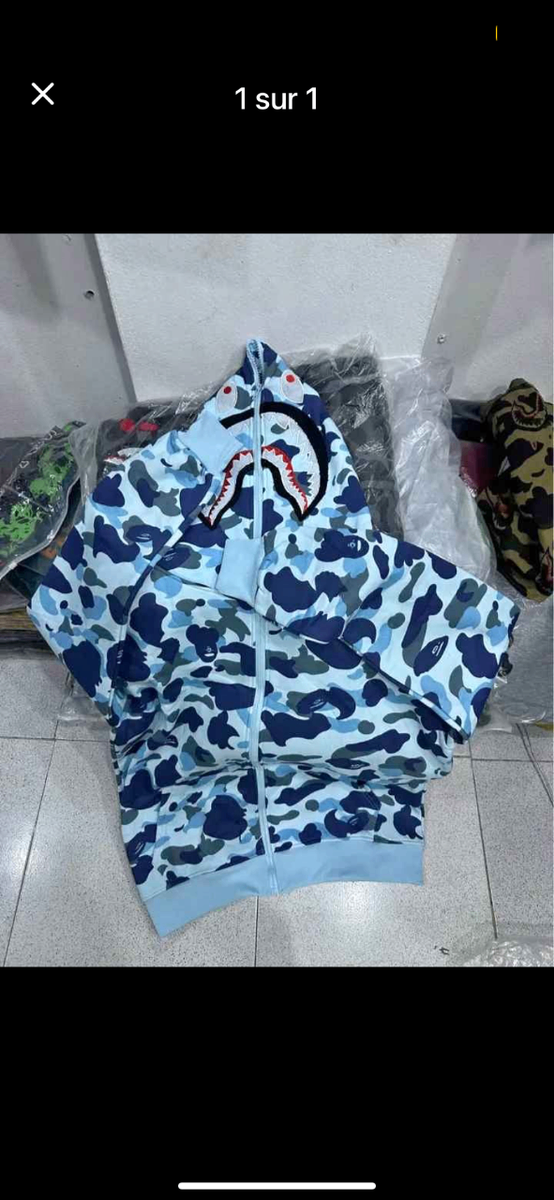 Sweat à capuche camouflage
