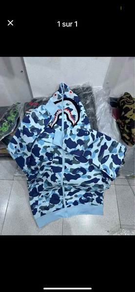 Sweat à capuche camouflage