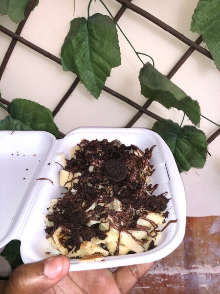 Fétucine au chocolat et Oreo