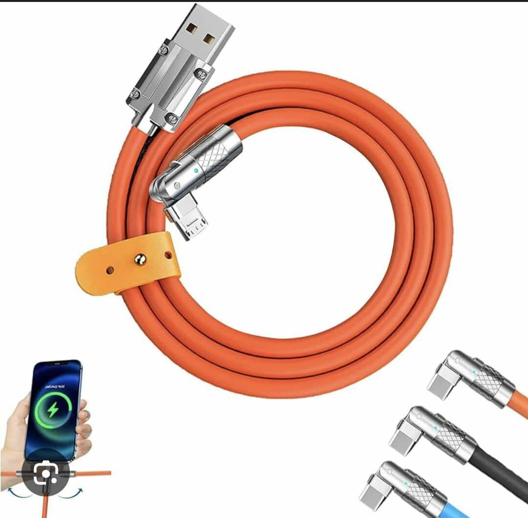 2 meters flexible type C fast charging cables