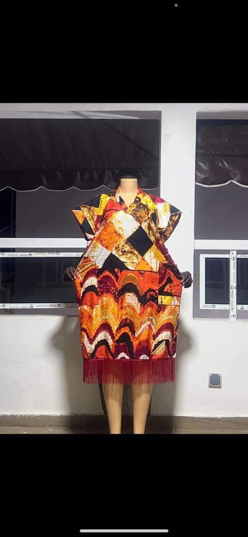 Robe ethnique colorée